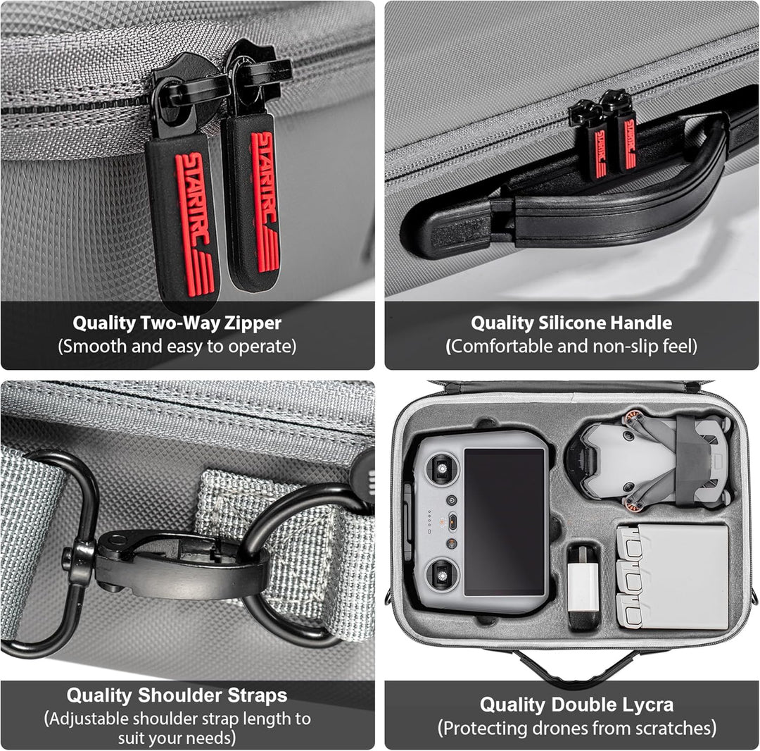 STARTRC Mini 4 Pro Tasche Zubehör,tragbare Reisetasche für DJI Mini 3/Mini3/4 pro Fly More Combo für