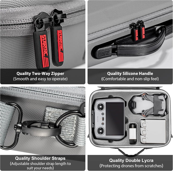 STARTRC Mini 4 Pro Tasche Zubehör,tragbare Reisetasche für DJI Mini 3/Mini3/4 pro Fly More Combo für