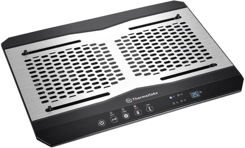 Thermaltake CLN0029 Notebook-Kühlpad (Aluminium, 15 mm, ultradünn, 25,4-43,2 cm) Aluminium, Noir 2gb