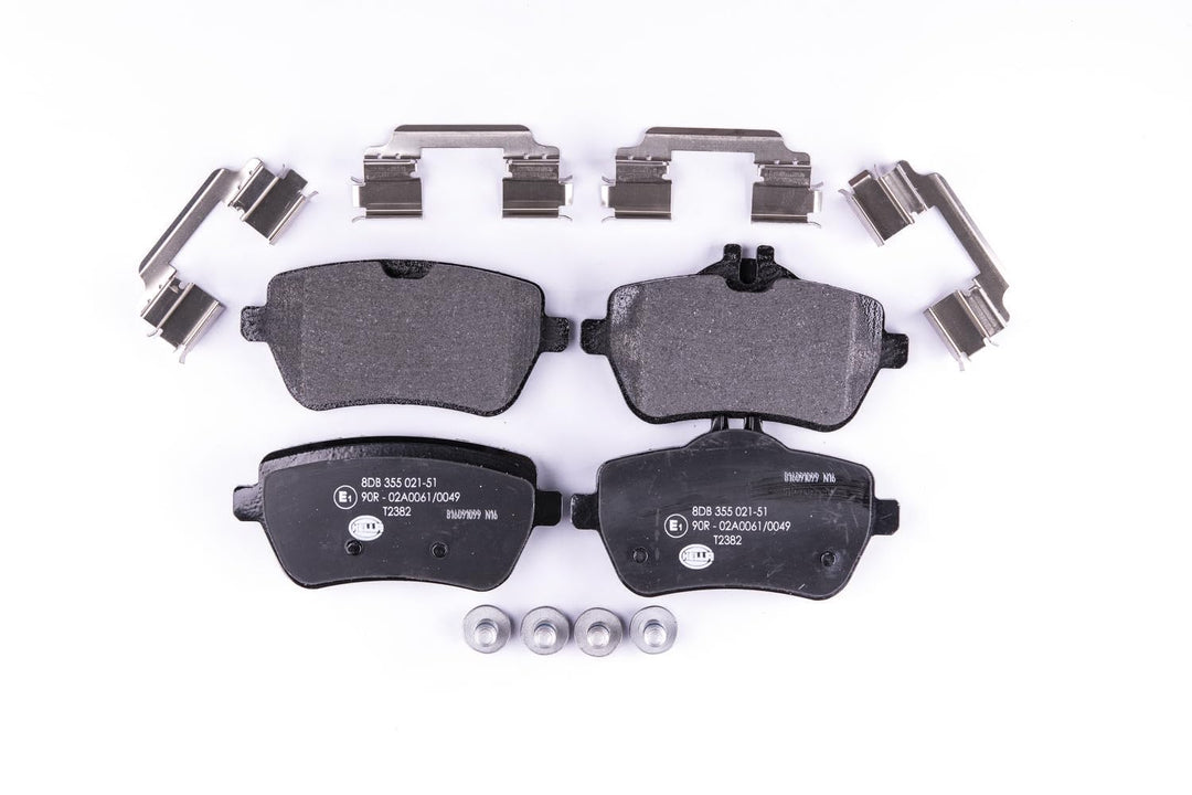HELLA PAGID 8DB 355 021-511 Bremsbelagsatz - T2382 - Dicke/Stärke: 18.8mm - Bremssystem: TRW - für V