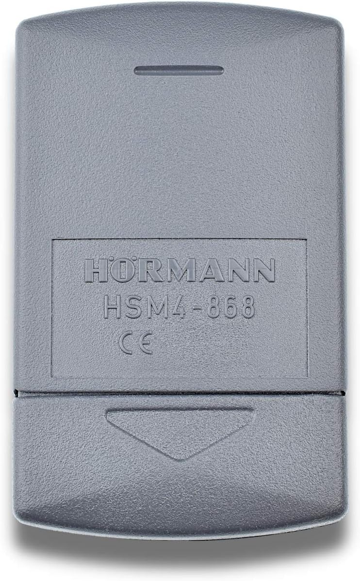 Hörmann Handsender HSM 4, Frequenz 868,30 MHz, Sender für Garagentore mit 4 Tasten, Batterietyp: 12