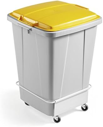 Durable Fahrwagen Durabin Trolley, 90 Liter, 1 Stück, weiss, 1801668010 Für 1 Behälter