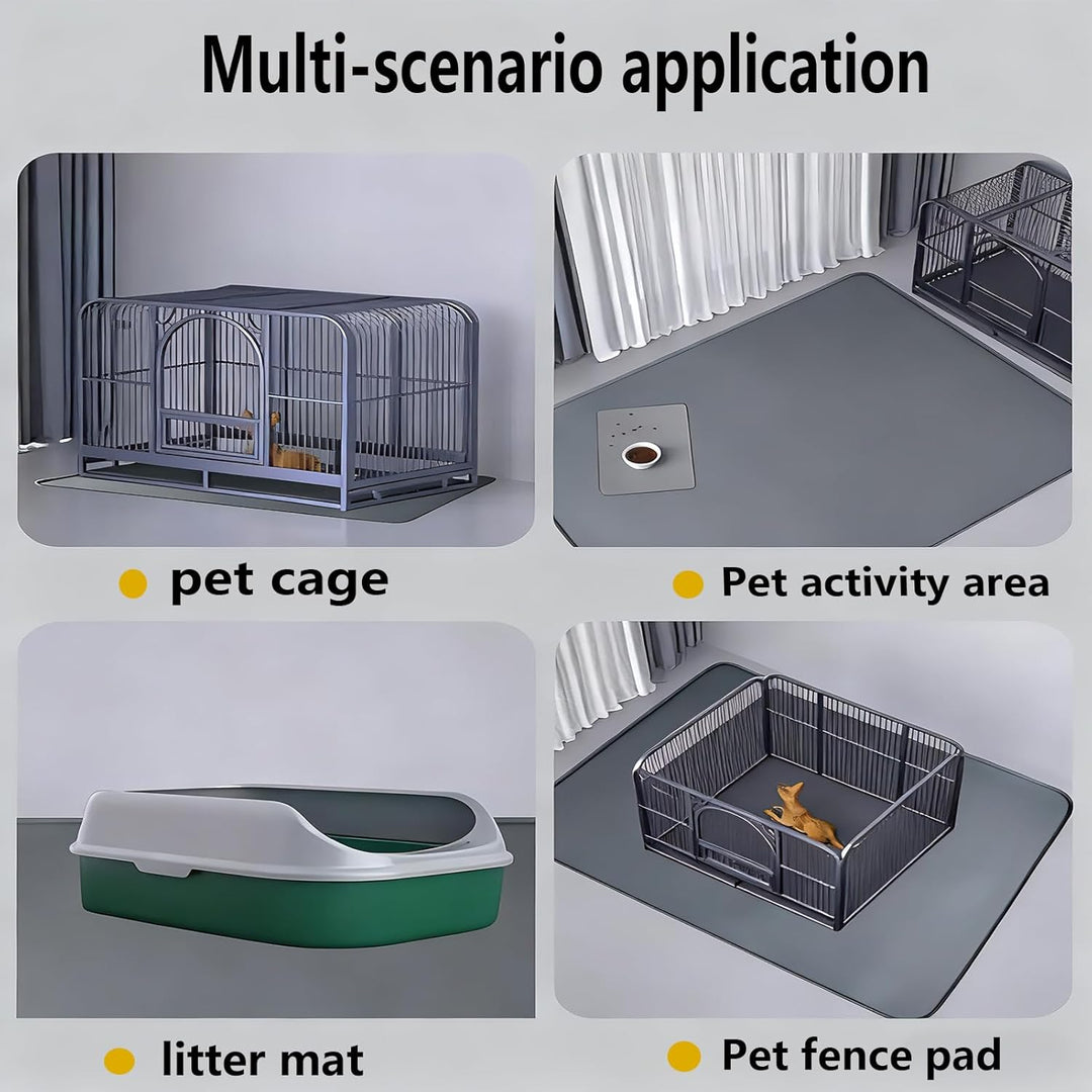Waschbare Haustier Pads für Hunde und Welpen - Wiederverwendbare Silikon Urinmatte für Puppy, Mehrzw