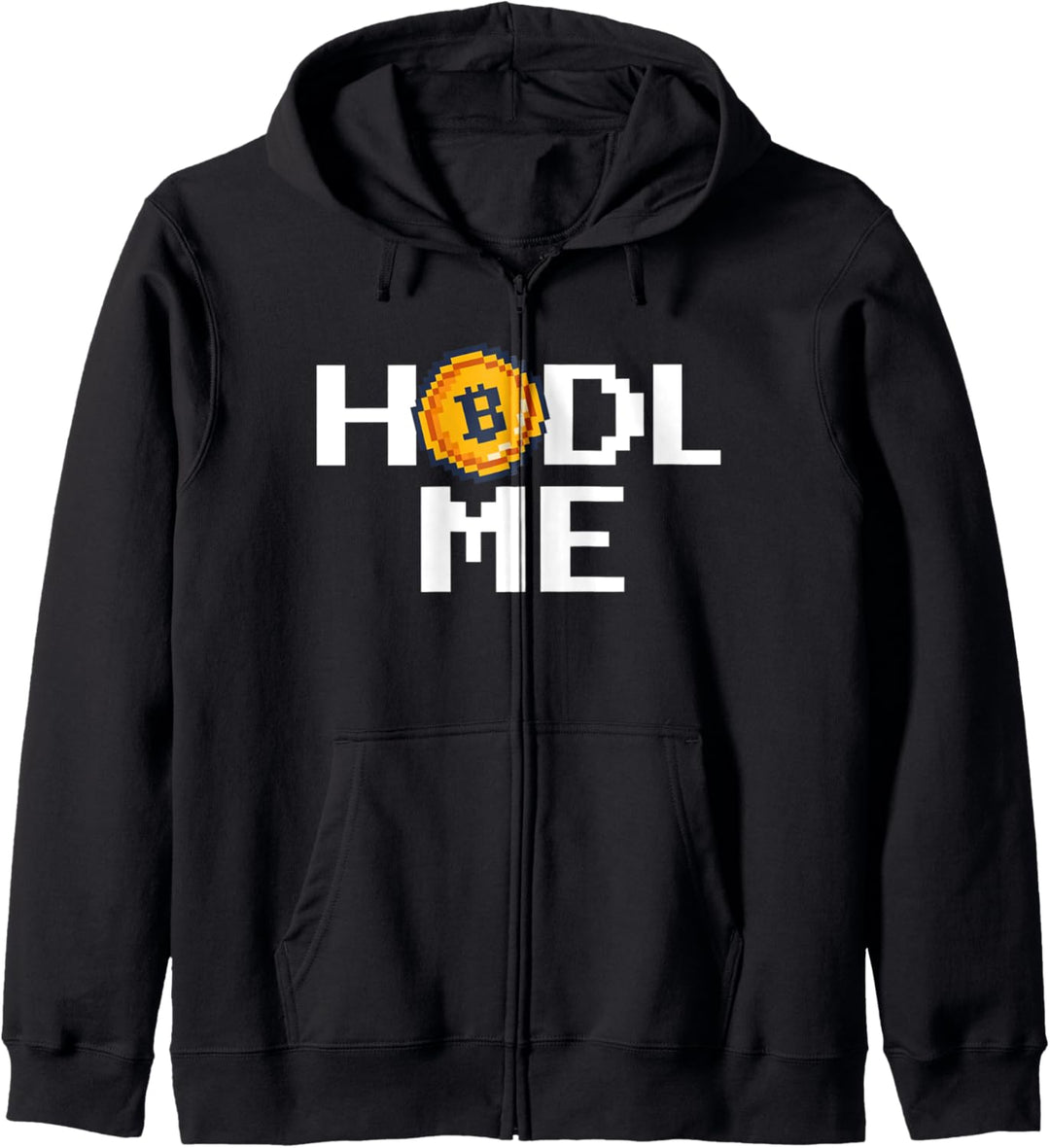 Hodl 8-bit Retro - Hodl Crypto Kapuzenjacke