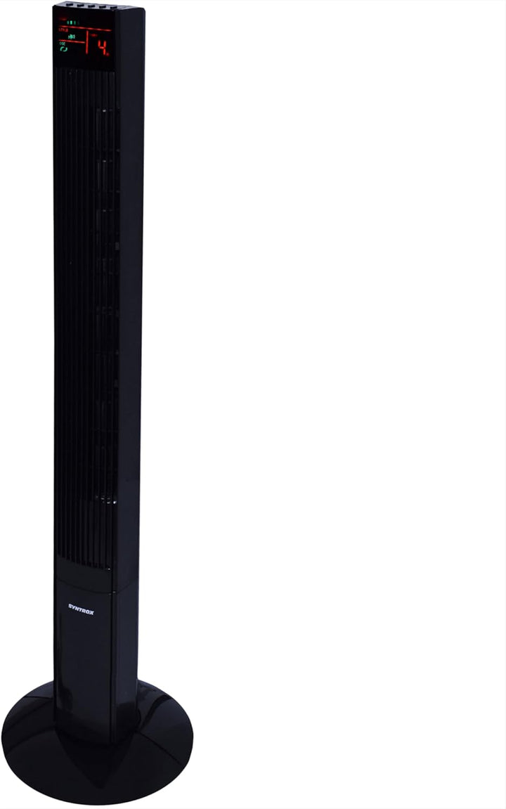Syntrox Säulenventilator Triforia | Turmventilator | Tower Fan | Turm Tower, mit Fernbedienung, leis