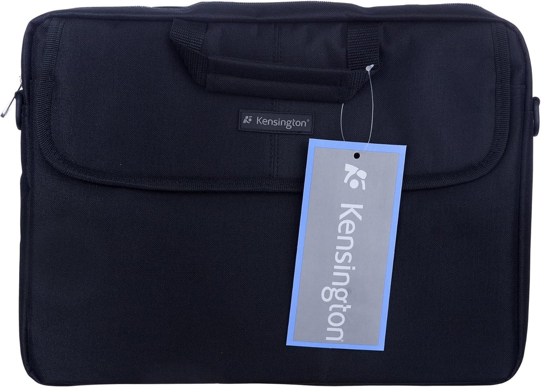 Kensington Laptop Tasche, Klassische Tasche für 15,6 Zoll Laptops mit Tragegriff und Schultergurt fü