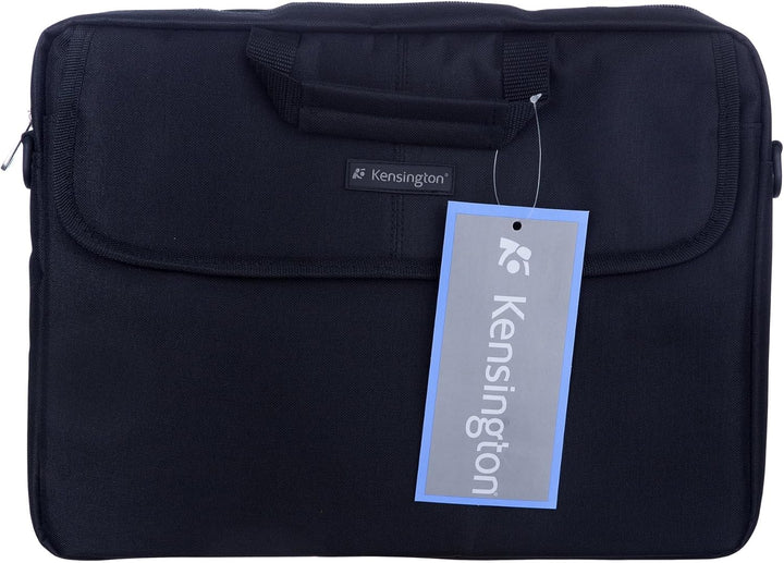 Kensington Laptop Tasche, Klassische Tasche für 15,6 Zoll Laptops mit Tragegriff und Schultergurt fü