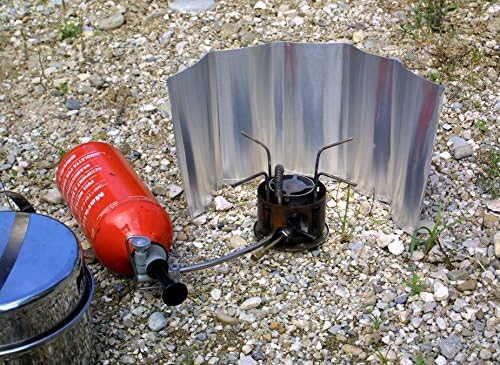 Alu Windschutz für Kocher - Rollbar 18x50cm