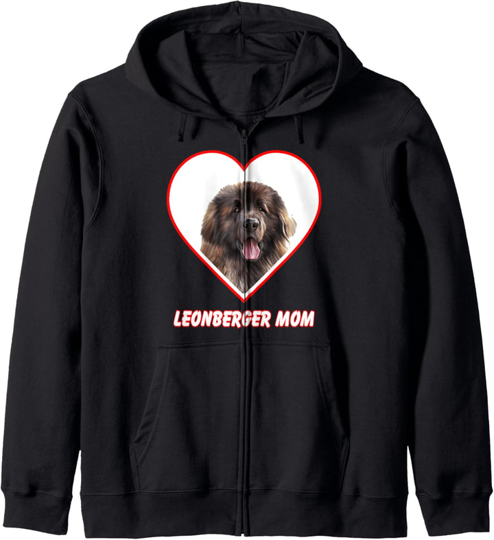 Leonberger Dog Mom Kapuzenjacke