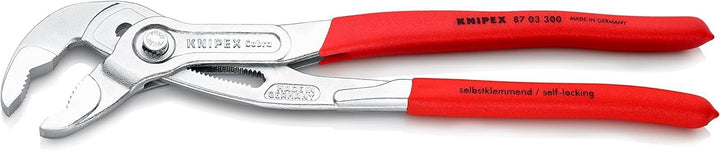 KNIPEX Cobra, Wasserpumpenzange | Rohrzange, gross, Chrom-Vanadium, Rostschutz verchromt, 300 mm (SB