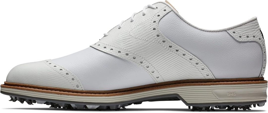 FootJoy Herren Premiere Serie Wilcox Golfschuh 39.5 EU Weiss Weiss Hellgrau, 39.5 EU Weiß Wei&#