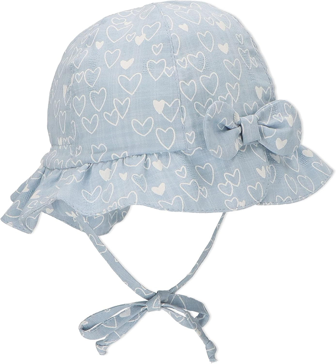 Sterntaler Mädchen Herzis Hut 45 hellblau, 45 hellblau