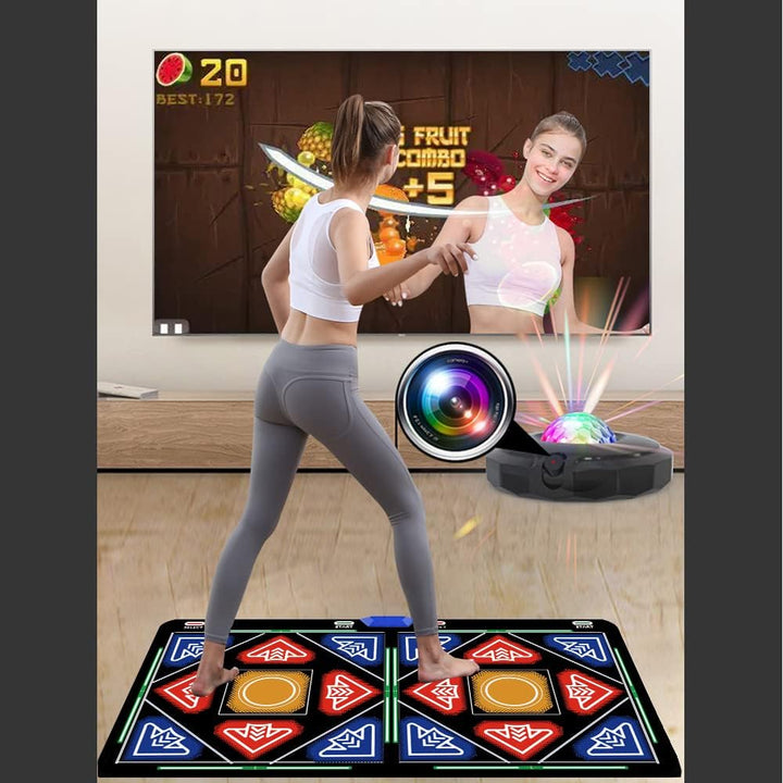 Elektronische Tanzmatte mit Kamera, 64G Speicherkarte,enthält 1030 Spiele, 81 Musikvideos und 650 Li