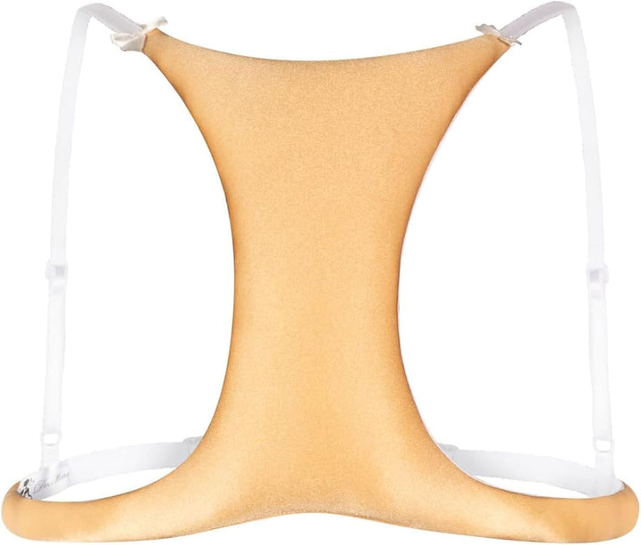 La Decollette Original faltenfreie Dekolettee Schlaf BH Uni Grösse Golden Nude