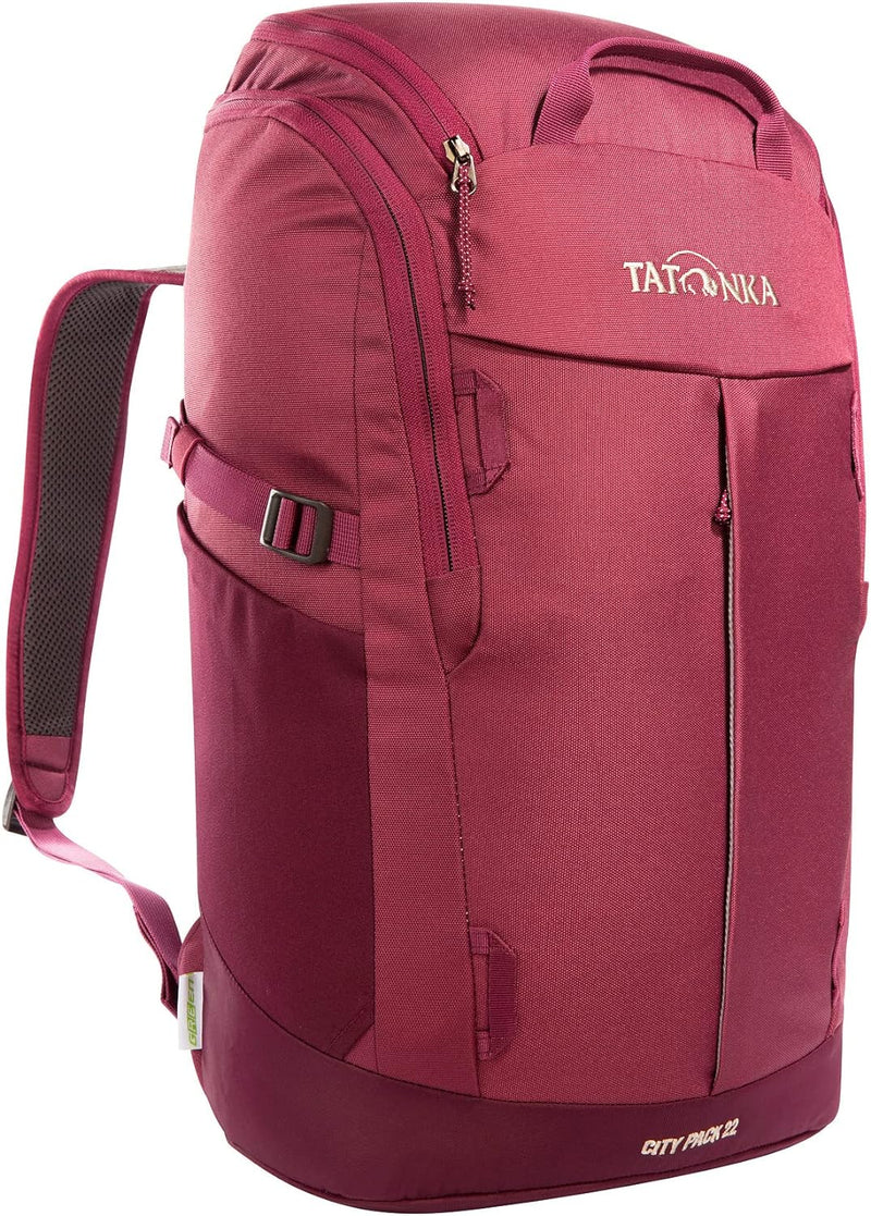 Tatonka Rucksack City Pack 22l - Daypack mit Laptop-Fach und grosser Öffnung - aus recycelten Materi