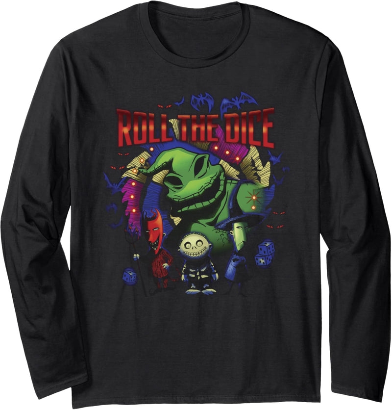 Disney The Nightmare Before Christmas Oogie Roll The Dice Langarmshirt