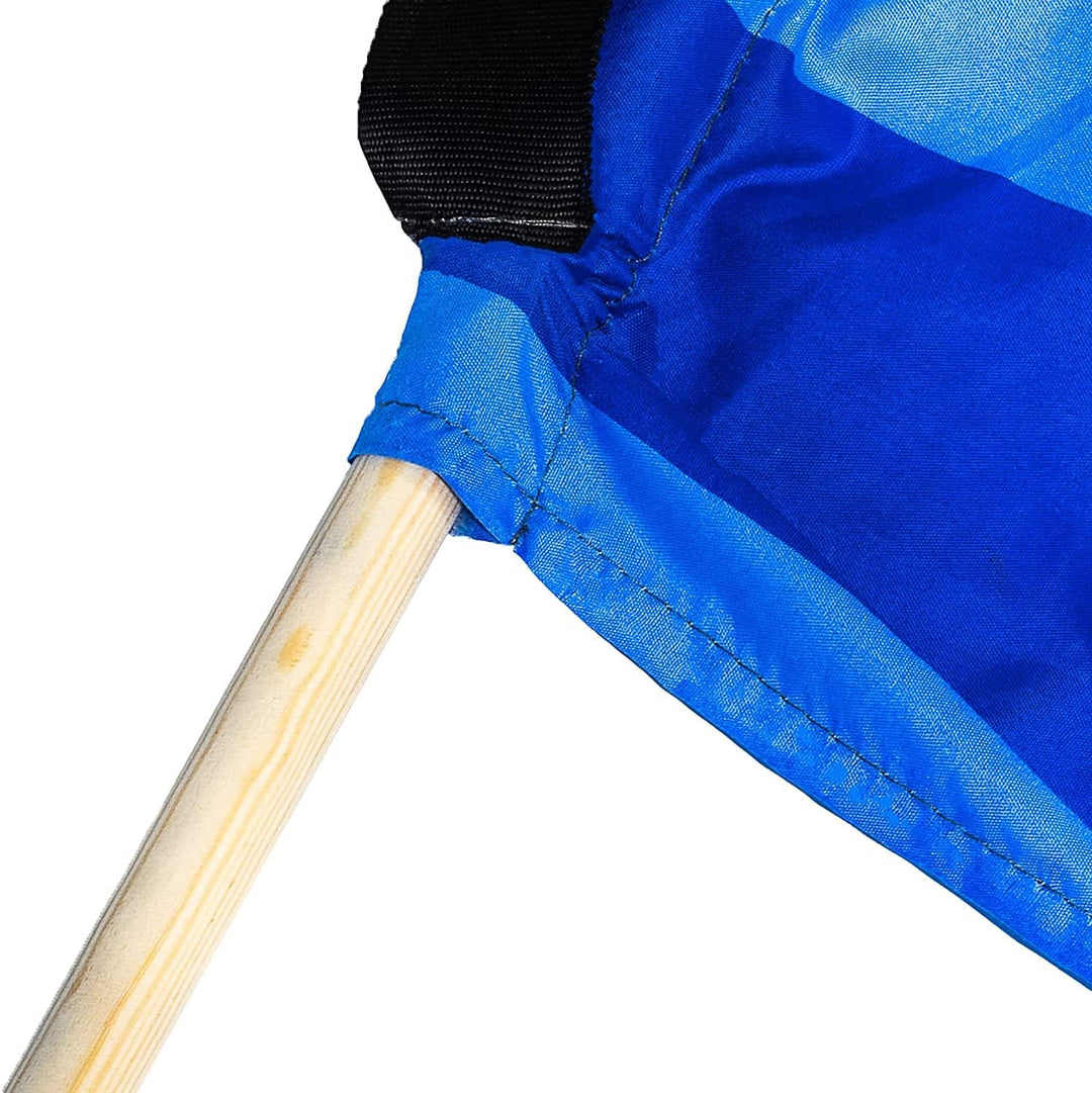 SILUK Strand Windschutz Sichtschutz 8m Blau, 8m Blau