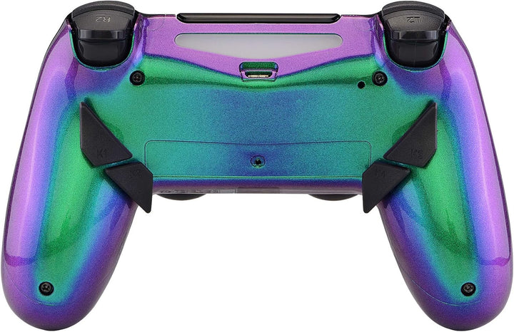 eXtremeRate Programmierbar Dawn Remap Kit für ps4 Controller, Rückseite Hülle Gehäuse Case&Upgrade-B