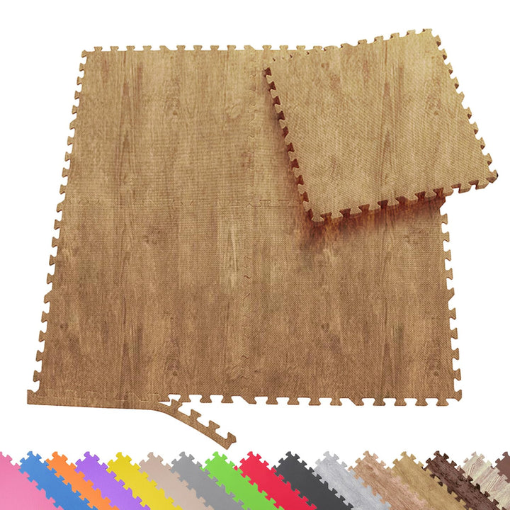 Sporttrend 24® 12 Schutzmatten + 24 Randstücke Set Farbwahl 60x60x1cm | 4,32qm | Bodenschutzmatte Sp