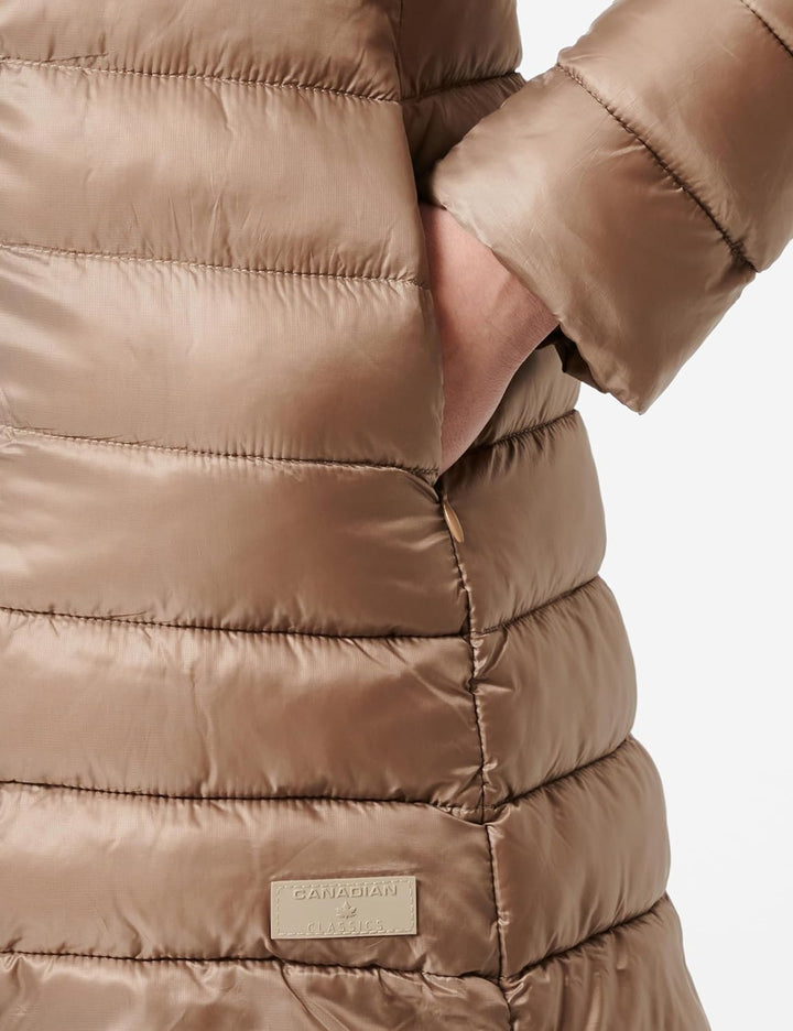 Canadian Classics Damen Teslin Quilted Jacket 34 (XS ( IT 40) Champagne, 34 (XS ( IT 40) Champagne