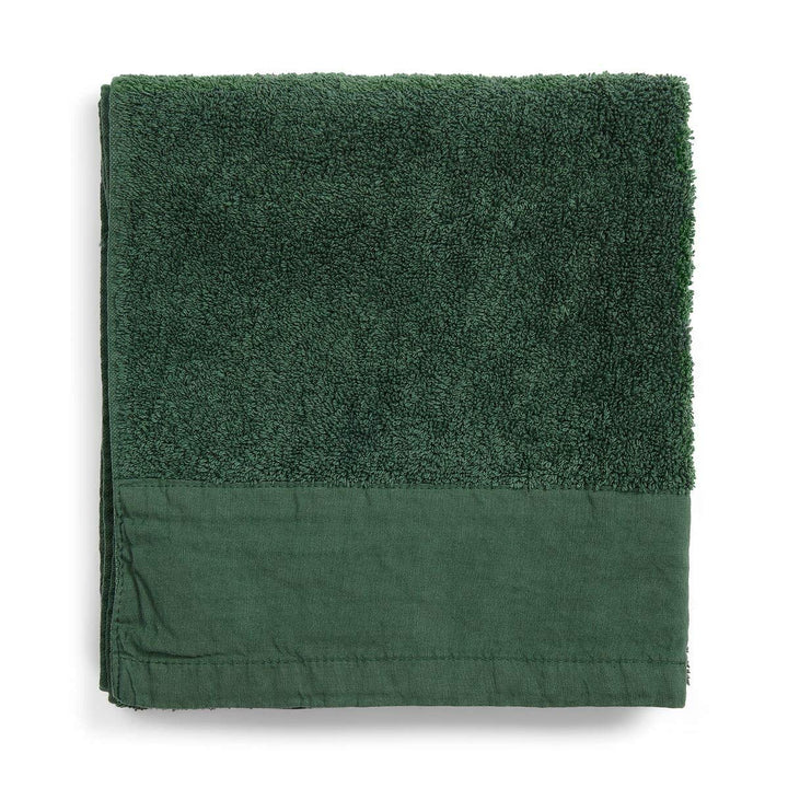 Marc O Polo Handtücher Linan Dark-Green, Duschtuch 70x140 cm, 70x140 cm