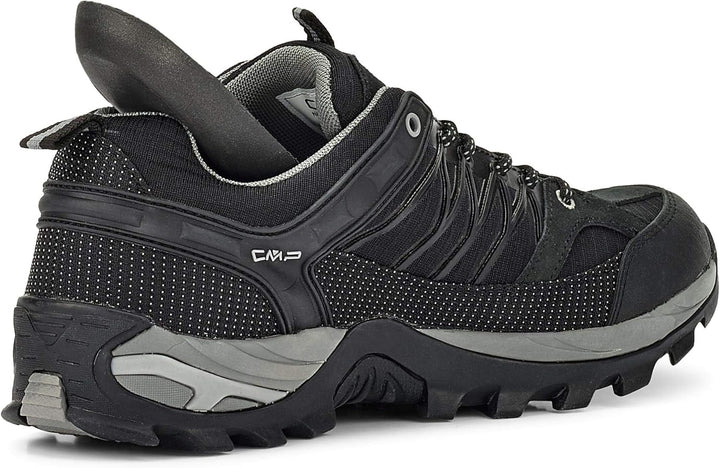 CMP Herren Rigel Low Shoe Wp Trekking-& Wanderhalbschuhe 47 EU Nero Grey, 47 EU Nero Grey