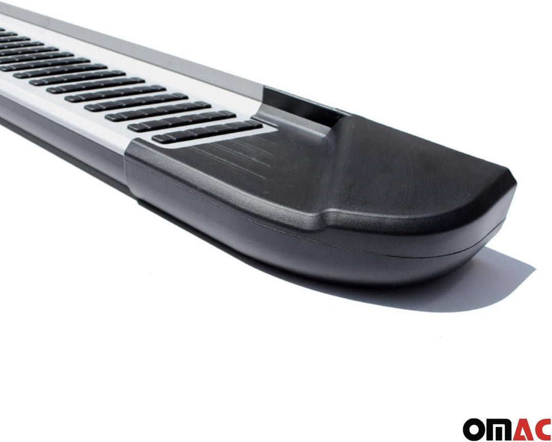 Trittbretter kompatibel mit Toyota Hilux 2015-2023 Seitenbretter Seitenschweller Alu