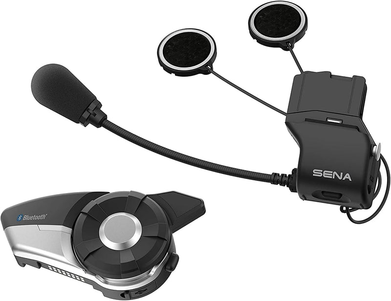 Sena 20S-EVO-10 Motorrad Bluetooth Kommunikationssystem mit HD Lautsprechern,