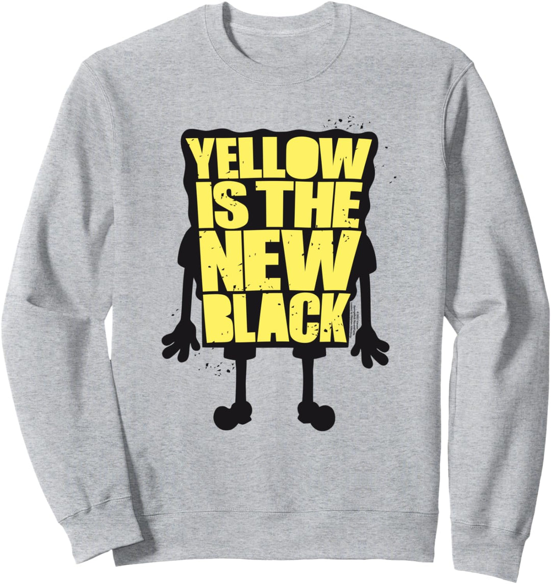 SpongeBob SquarePants Yellow is the New Black Sweatshirt
