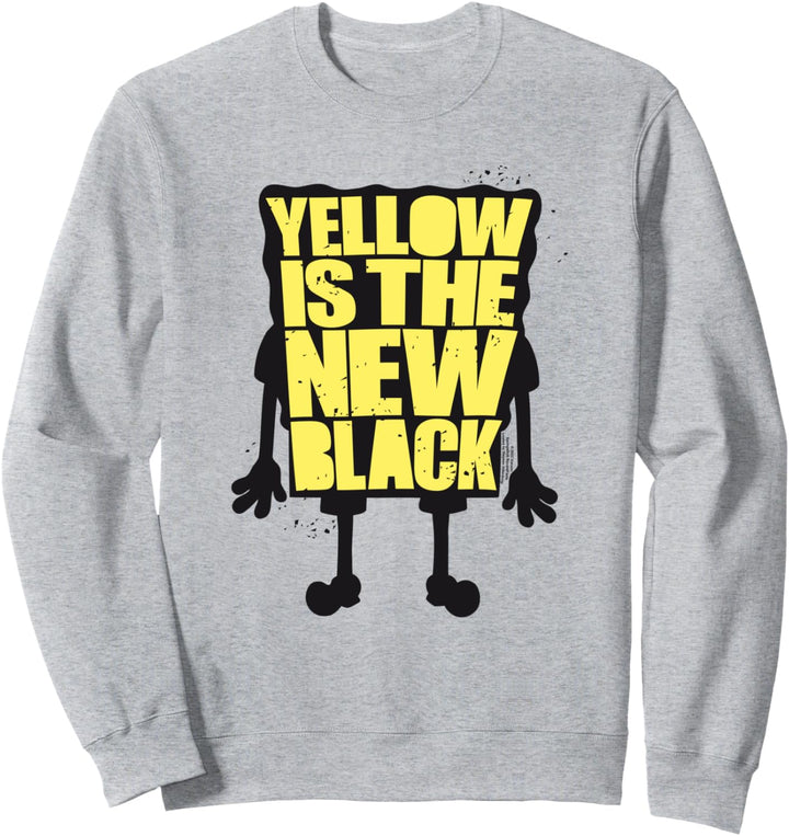 SpongeBob SquarePants Yellow is the New Black Sweatshirt