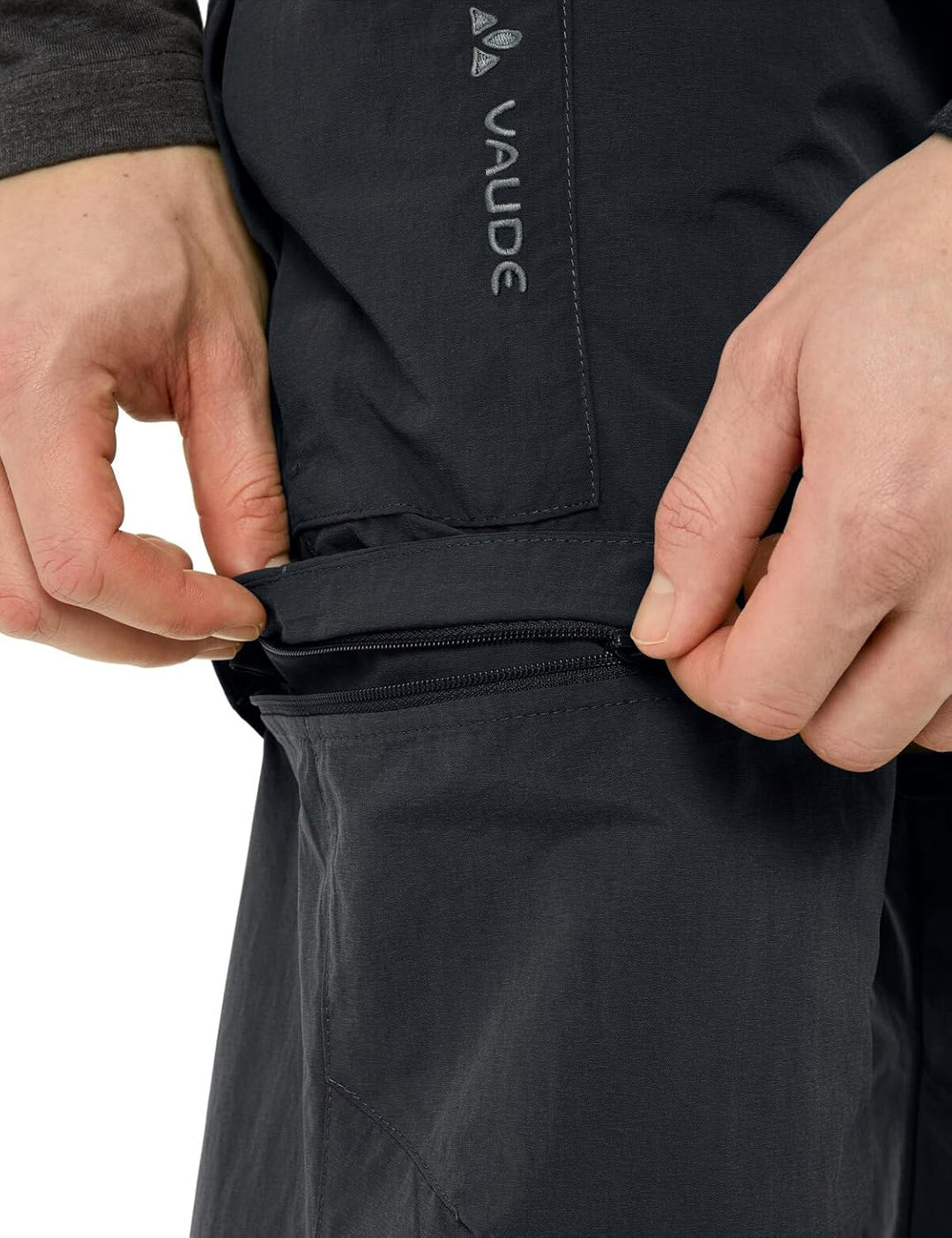 VAUDE Farley Zip-off V - Wanderhose Herren Zip Off 46 Schwarz, 46 Schwarz