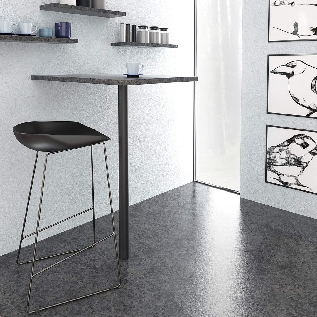 sossai® Premium Tischbeine TBBL | höhenverstellbar | Farbe: Schwarz | 4 Stück | Höhe: 110 cm (1100 m