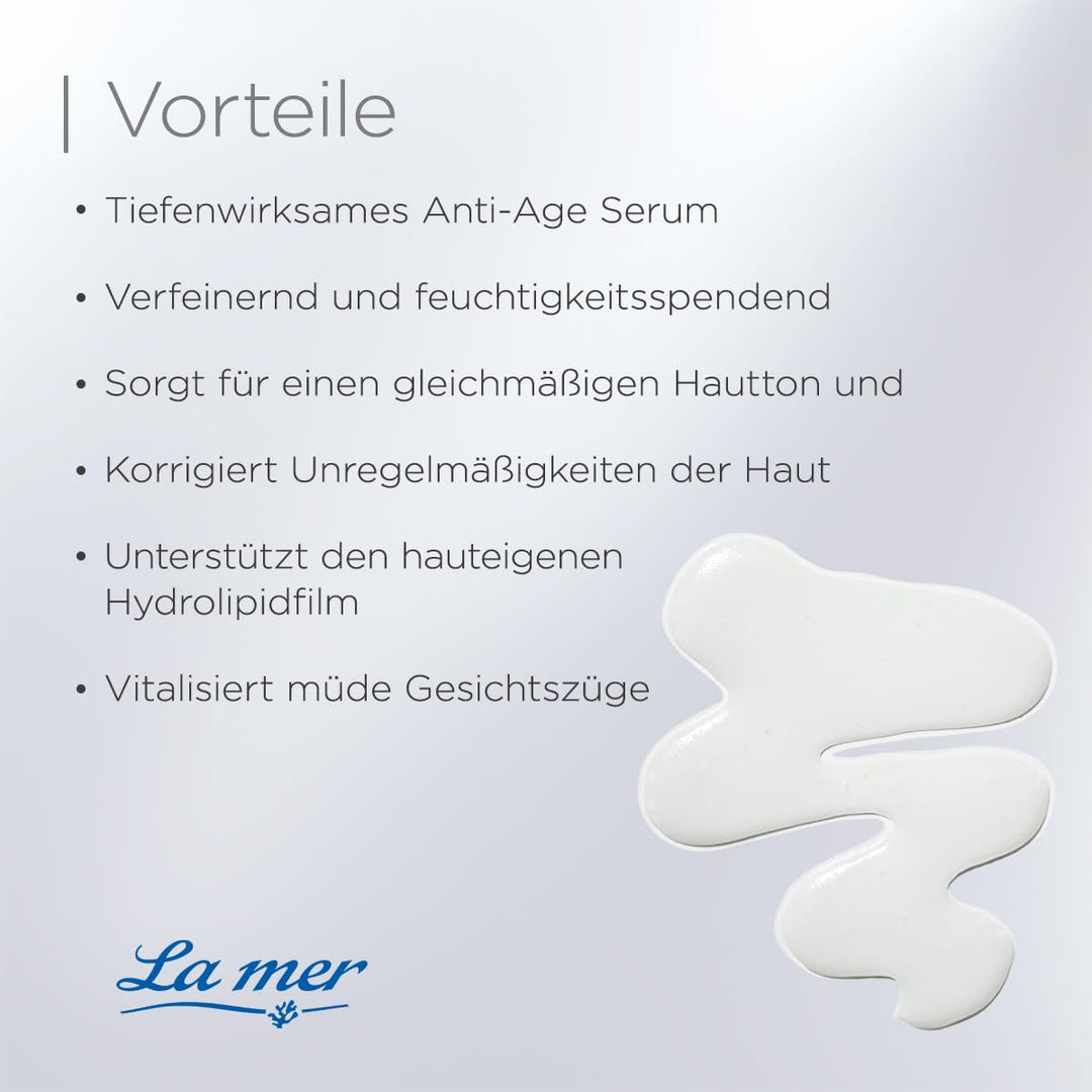 La mer Time Control Serum - Tiefenwirksames Anti-Age Serum - Verfeinernd und feuchtigkeitsspendend -