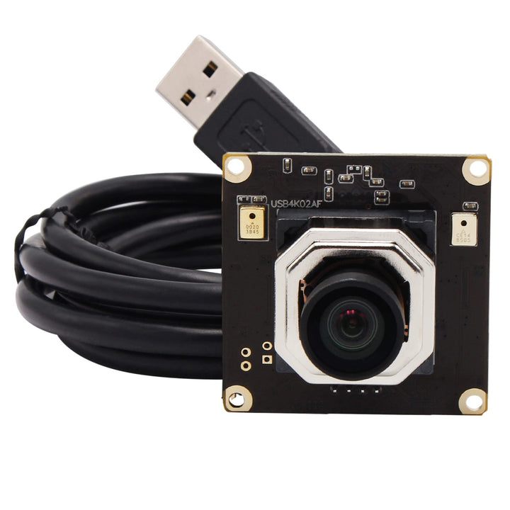 Svpro Autofokus 4K USB-Kameramodul mit Mikrofon, Ultra HD Mini-USB-Kameraplatine mit 100 Grad Weitwi
