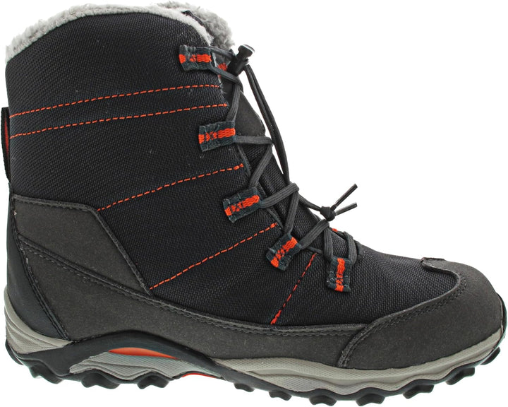 Meindl Unisex Kinder Winterstiefel Yolup Junior GTX Schneestiefel 26 EU Schwarz Orange, 26 EU Schwar