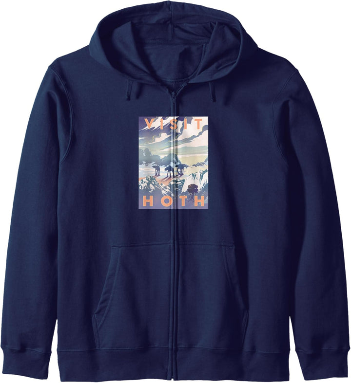 Star Wars Visit Hoth Poster Kapuzenjacke