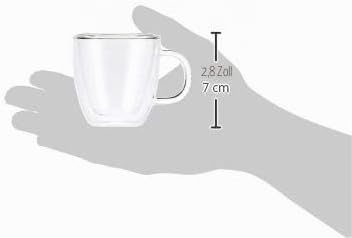 Bodum 10602-10 Bistro 2 Stück Espressotasse, doppelwandig, 0.15 l 0,15 liters, 0,15 liters