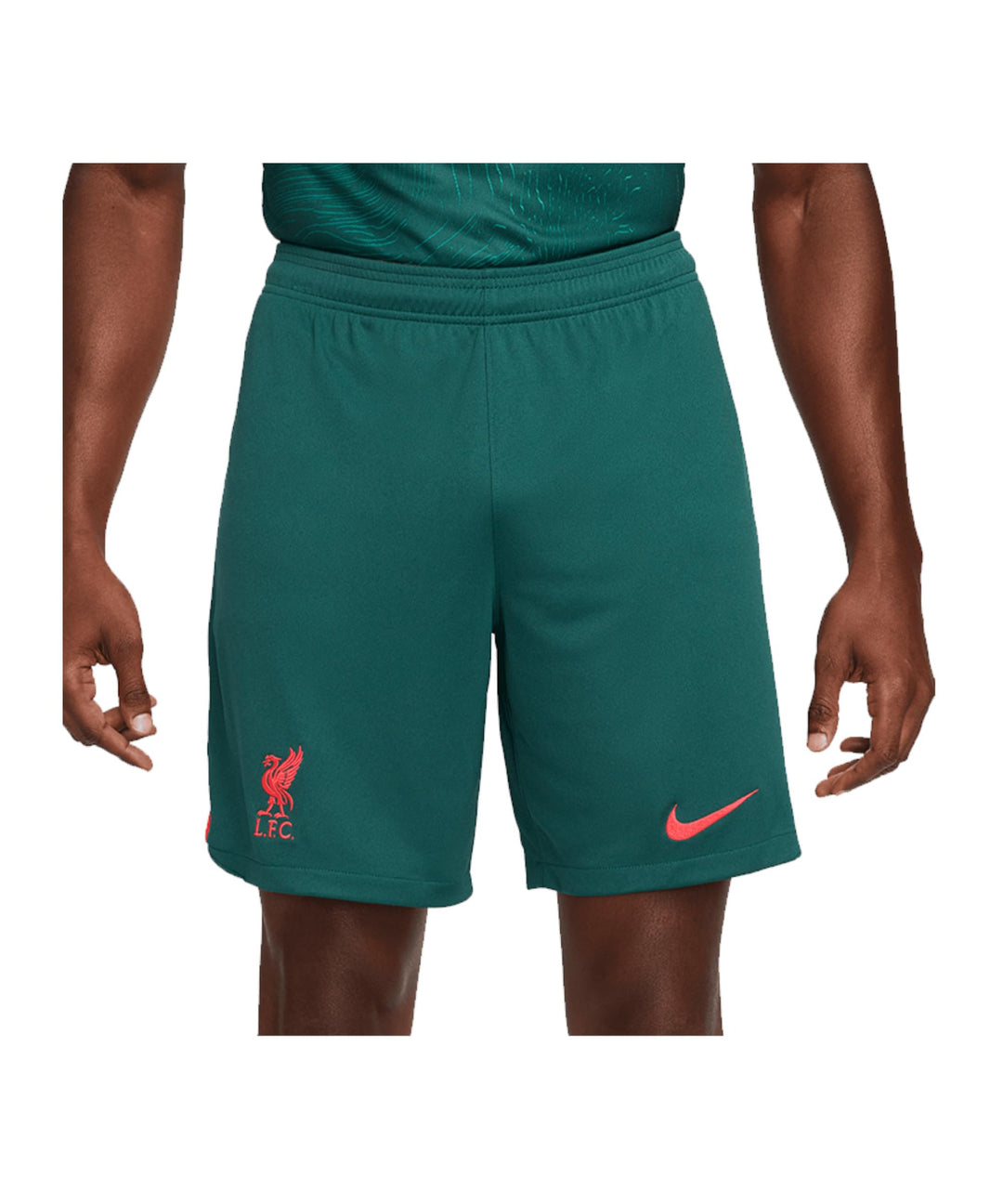 Nike Herren Shorts Saison 2022/23 Offizielle Drittes Trikot Kit, Dk Atomic Teal/Siren Red