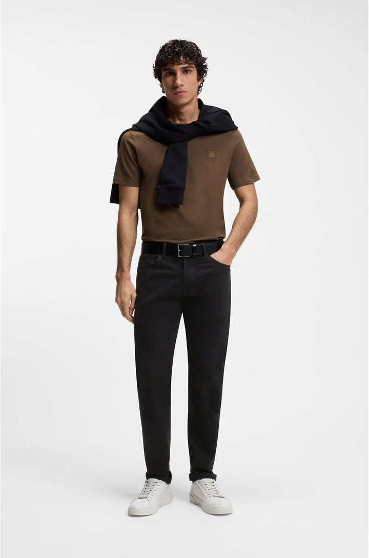BOSS Herren Re.Maine BC-C Maine Regular-Fit Jeans aus bequemem Stretch-Denim in Stay-Black 29W / 32L
