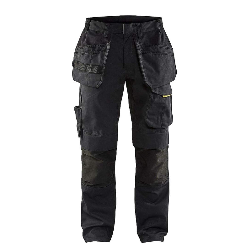 Blakläder 149613309933D92 Service Bundhose mit Nageltaschen Grösse in schwarz/gelb, D92 D92 Black /