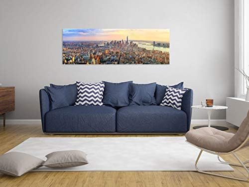 murando - Wandbilder XXL New York 90x30 cm 1 tlg - Wand Deko Vlies Leinwand Bilder Gross Wanddeko Wo
