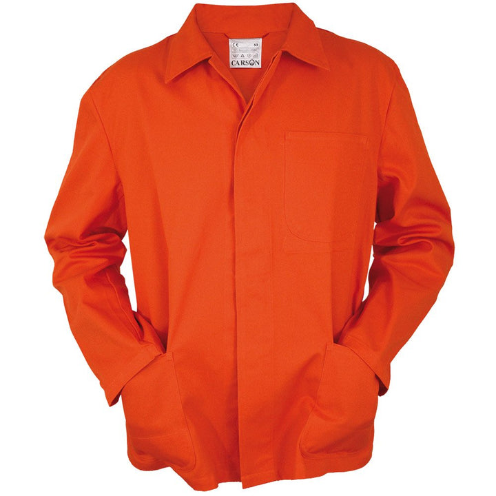 Carson Classic Workwear Arbeitsjacke aus reiner Baumwolle, 1 Stück, 62, orange, KTH709J.OR Orange 62