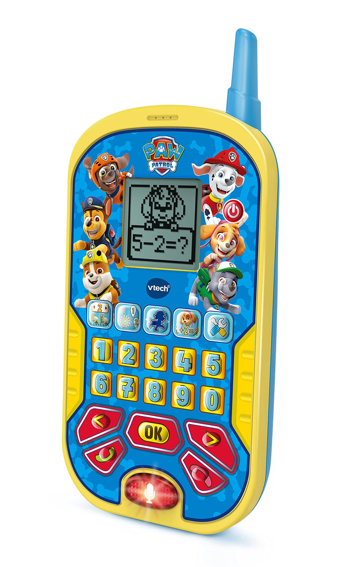 VTech PAW Patrol - Lernhandy – Mit den Originalstimmen der PAW Patrol und spannenden Lernspielen – F
