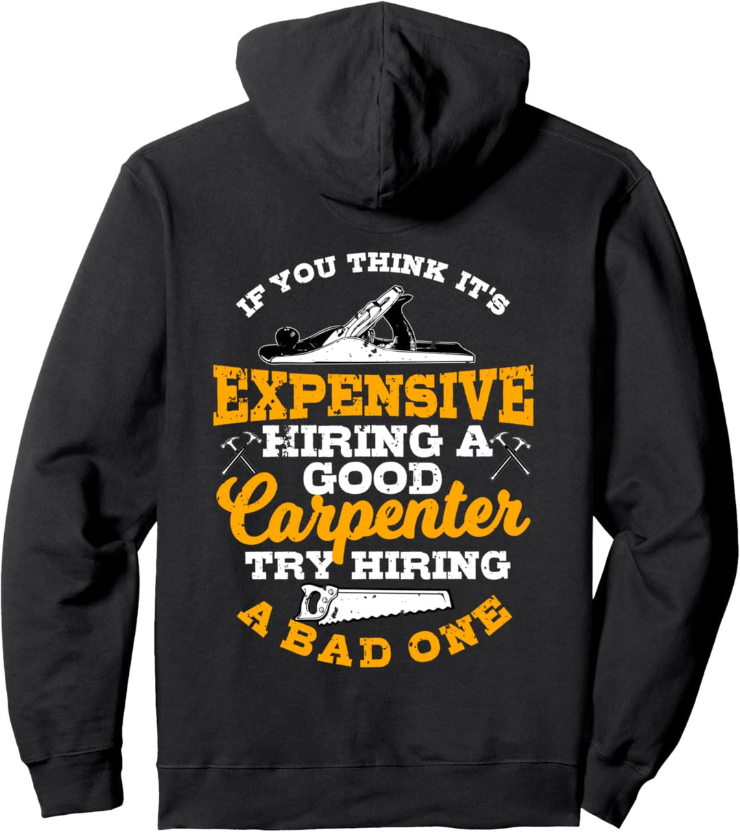 Zimmermann Geschenke Design auf der Rückseite der Kleidung Pullover Hoodie