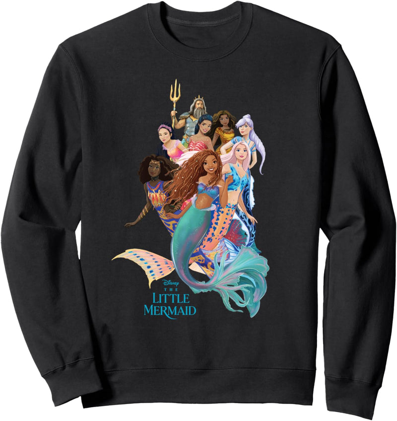 Disney The Little Mermaid Group Poster Ariel & King Triton Sweatshirt