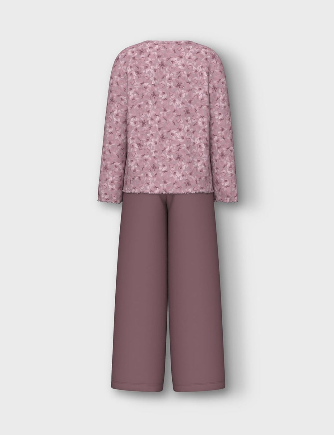 NAME IT Girl Nachtwäsche-Set Langarm 86-92 Mauve Shadows, 86-92 Mauve Shadows