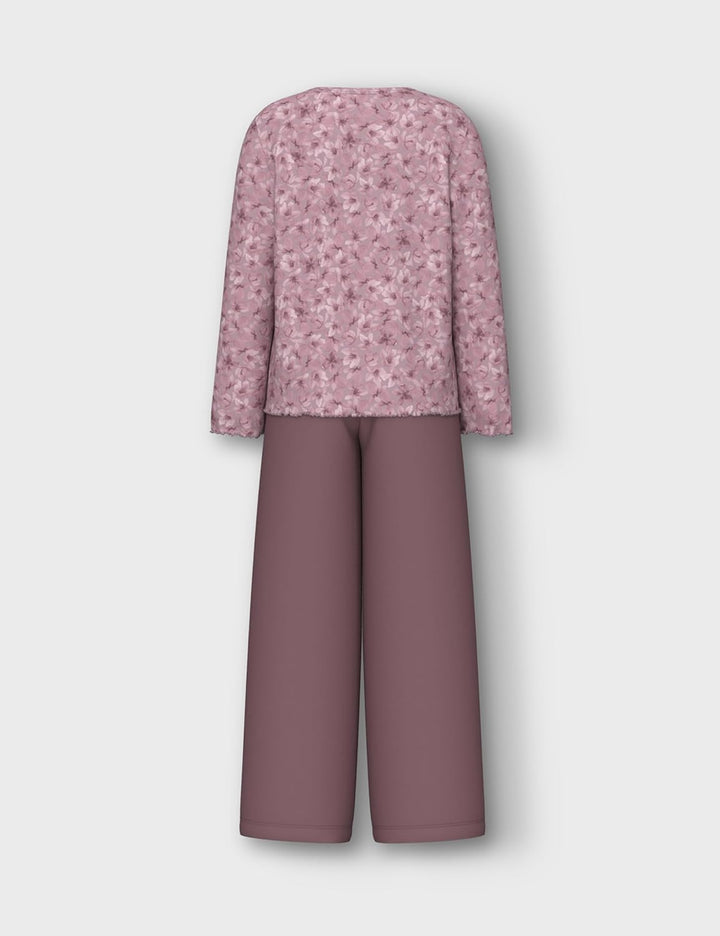 NAME IT Girl Nachtwäsche-Set Langarm 86-92 Mauve Shadows, 86-92 Mauve Shadows