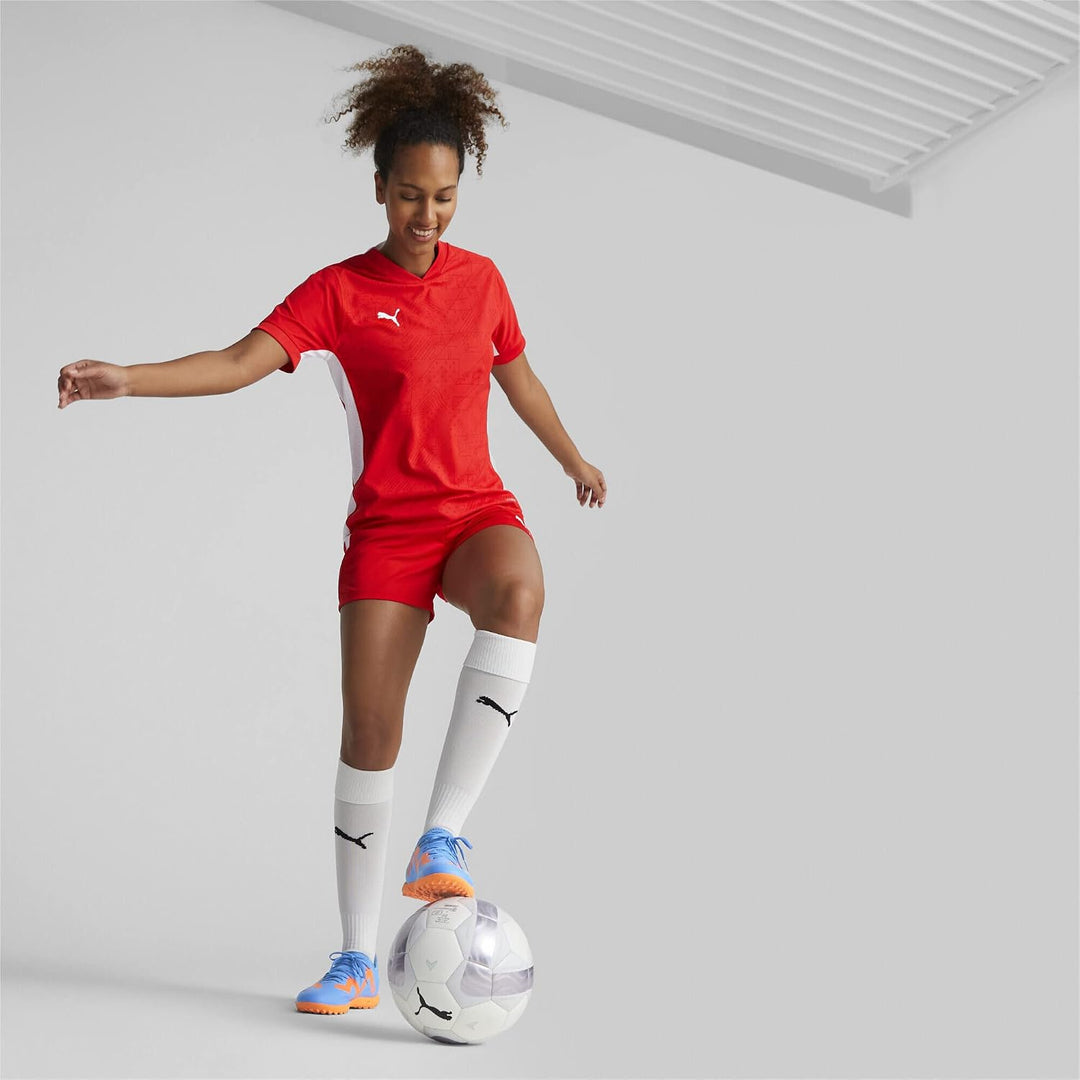 PUMA Herren Future Play TtFussballschuh 39 EU Blue Glimmer Puma White Ultra Orange, 39 EU Blue Glimm
