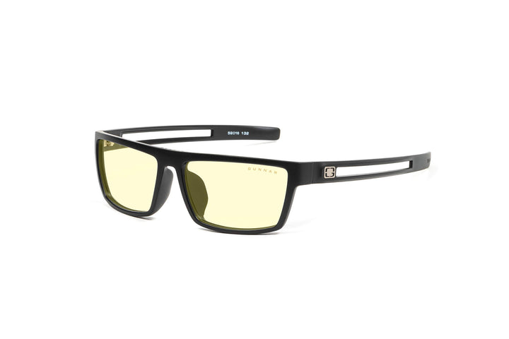 Gunnar Gaming- und Computerbrille - Valve, Onyx Rahmen, Amber Linsen - Blaulichtfilter Brille, Premi