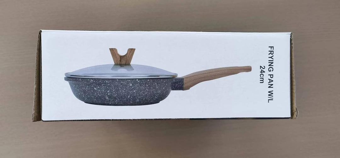 ZUOFENG Antihaft Pfanne Bratpfanne Beschichtet 20cm 24cm 28cm, Granit Pfannen Nonstick Frying Pan, B